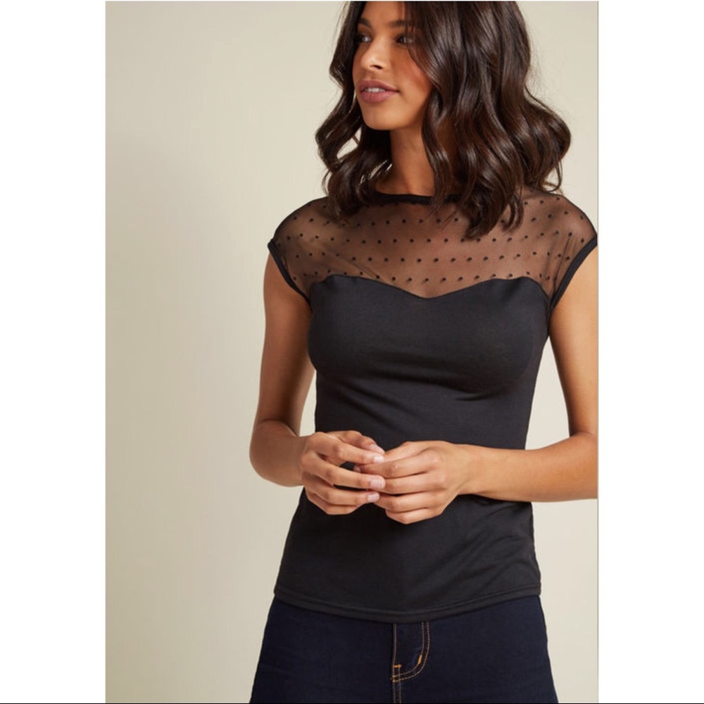 ModCloth Answer is Sheer Top